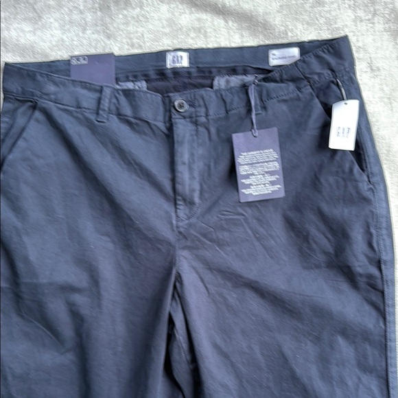 GAP NWT Blue Chinos Stretch Mid Rise Versatile Cotton Blend Girlfriends size 14 - Picture 3 of 7